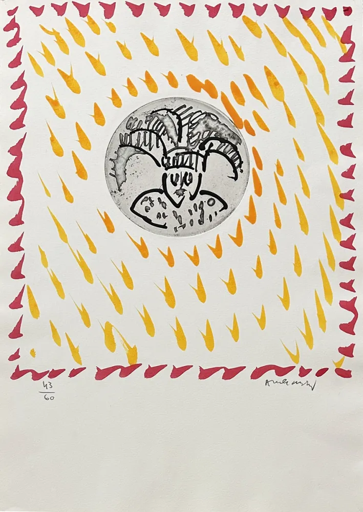 Etching Alechinsky - Gille de Binche