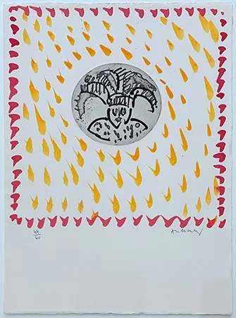 Etching Alechinsky - Gille de Binche