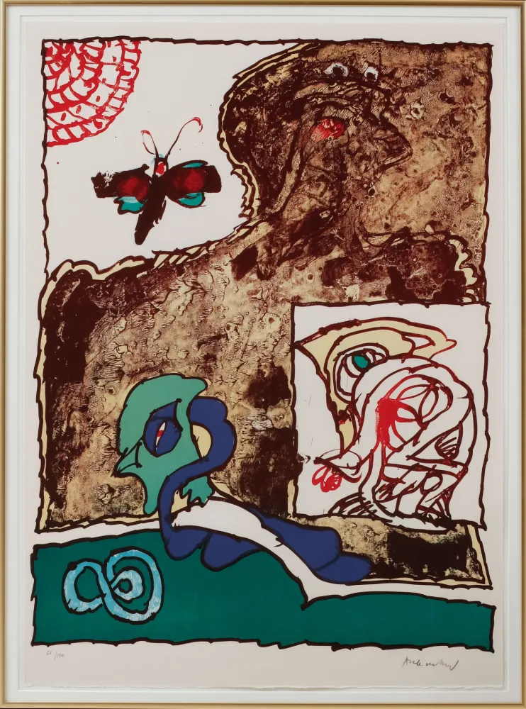 Lithograph Alechinsky - Gnomes et Gnose