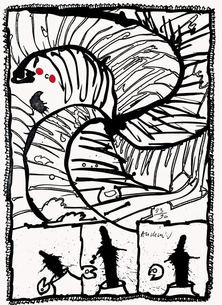 Engraving Alechinsky - Inconnu