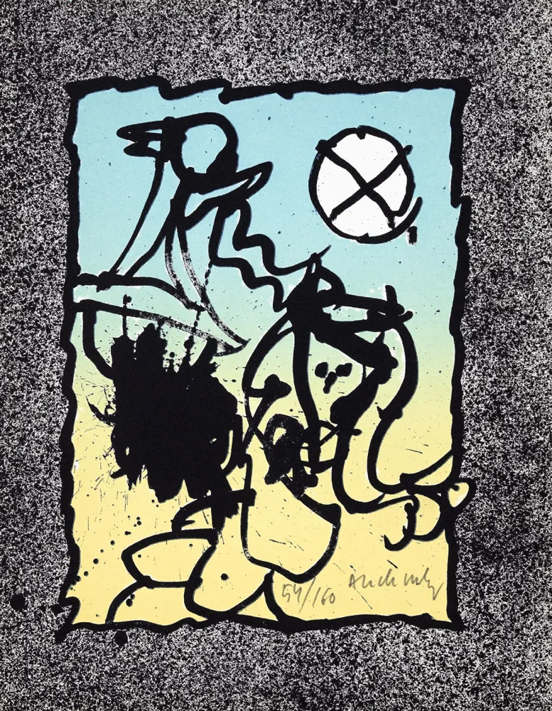 Lithograph Alechinsky - Infeuilletables 5 (les)