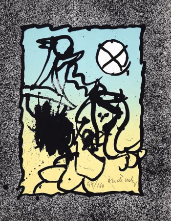 Lithograph Alechinsky - Infeuilletables 5 (les)