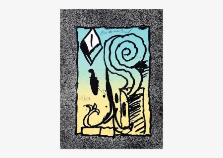 Lithograph Alechinsky - Infeuilletables 6 (les)