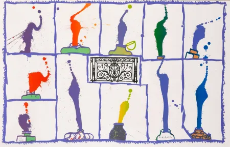 Lithograph Alechinsky - Ink