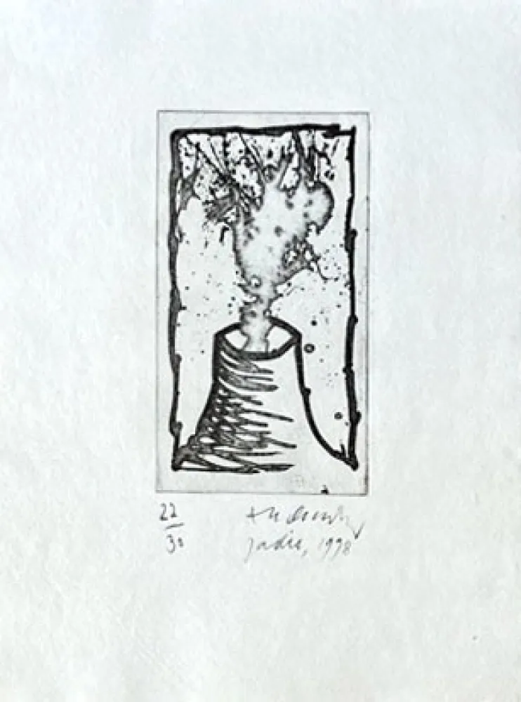Etching Alechinsky - Jadis