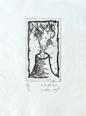 Etching Alechinsky - Jadis