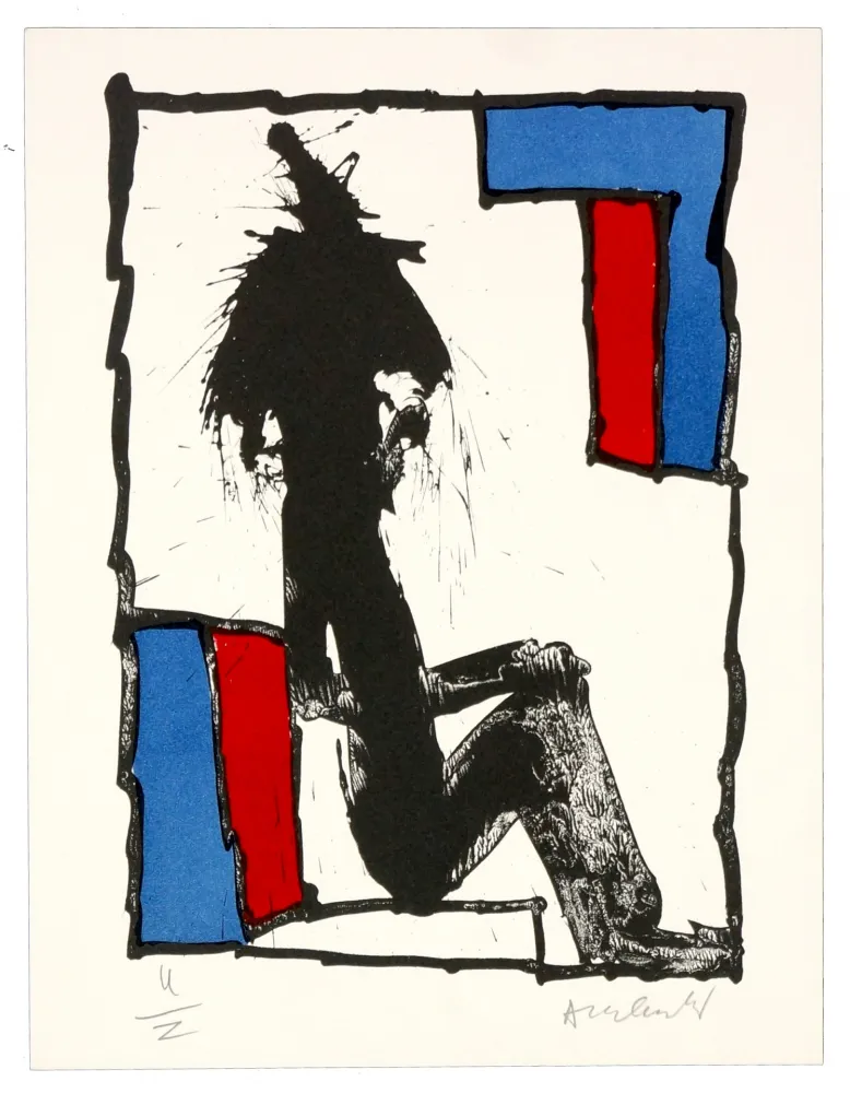 Lithograph Alechinsky - Je vous en prie asseyez-vous