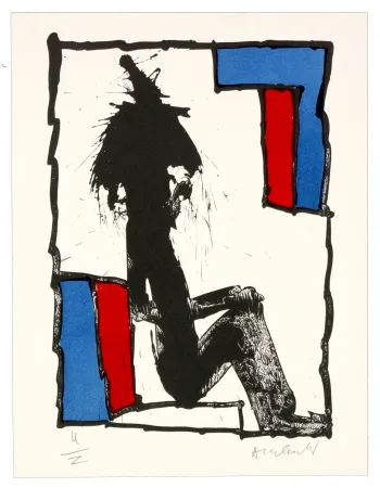 Lithograph Alechinsky - Je vous en prie asseyez-vous