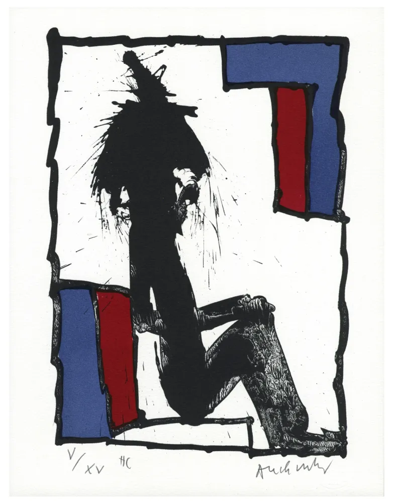 Lithograph Alechinsky - Je vous en prie, asseyez-vous III