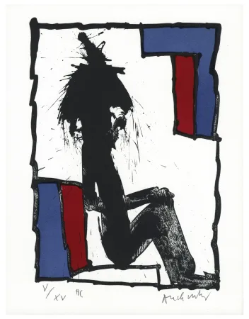 Lithograph Alechinsky - Je vous en prie, asseyez-vous III