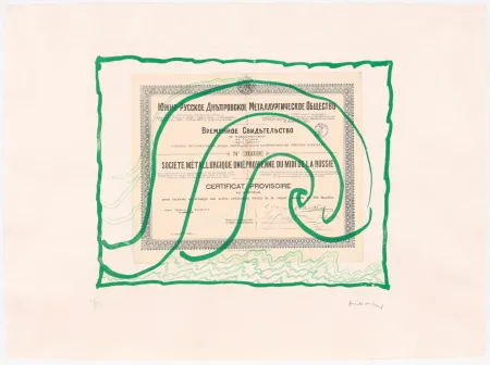 Engraving Alechinsky - Krach III