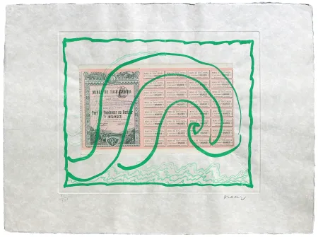 Engraving Alechinsky - Krach III.