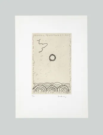 Etching And Aquatint Alechinsky - La Cerclitude 1