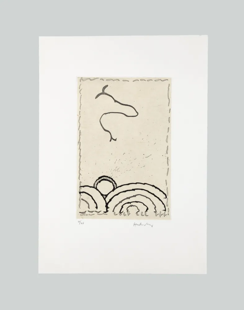 Etching And Aquatint Alechinsky - La Cerclitude 2