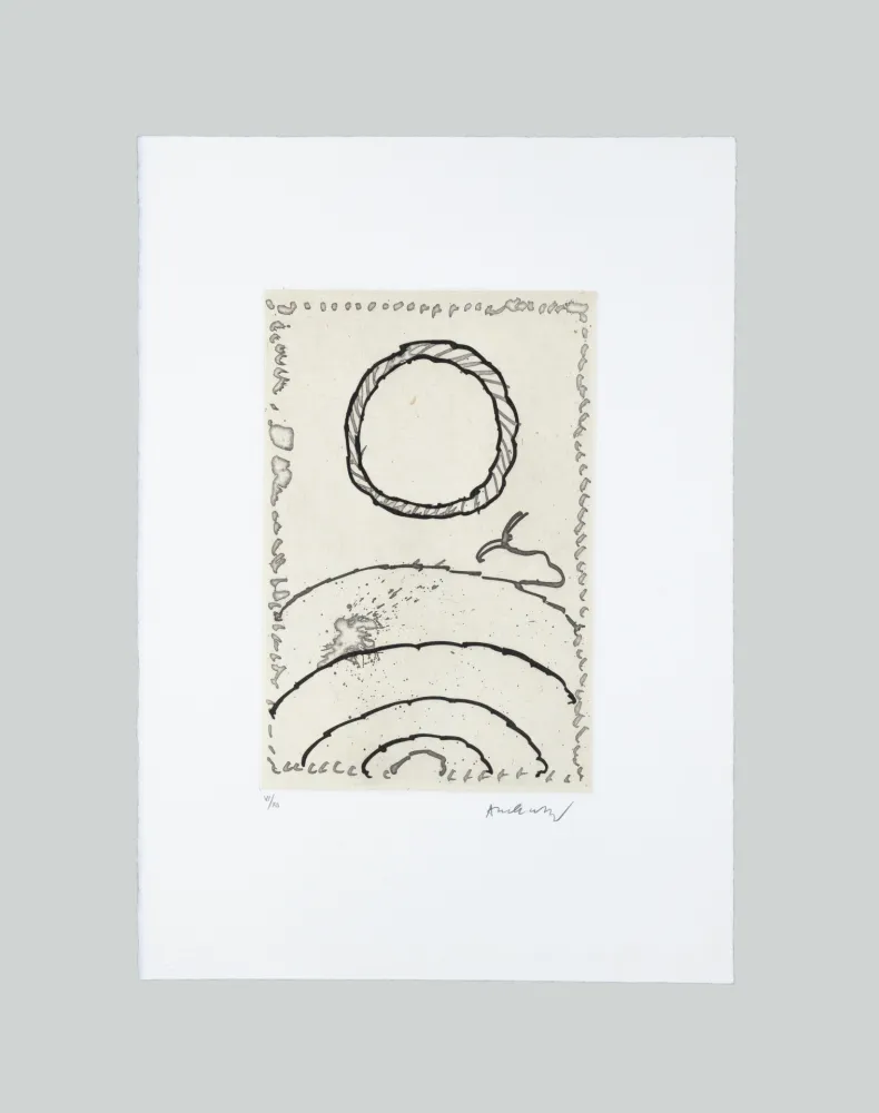 Etching And Aquatint Alechinsky - La Cerclitude 7