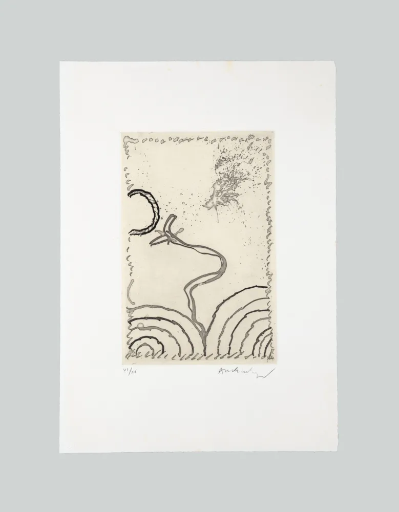 Etching And Aquatint Alechinsky - La cerclitude 8