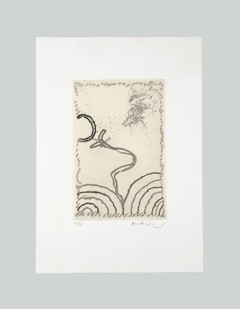 Etching And Aquatint Alechinsky - La cerclitude 8