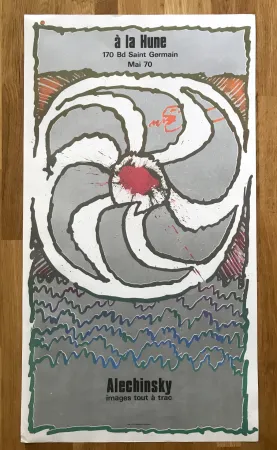 Poster Alechinsky - La Hune / images tout à trac