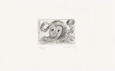 Engraving Alechinsky - La ligne seule 01