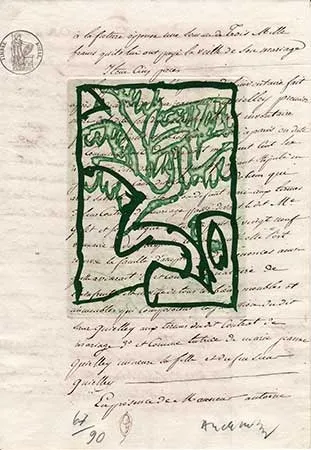 Etching Alechinsky - La vie comme elle tourne