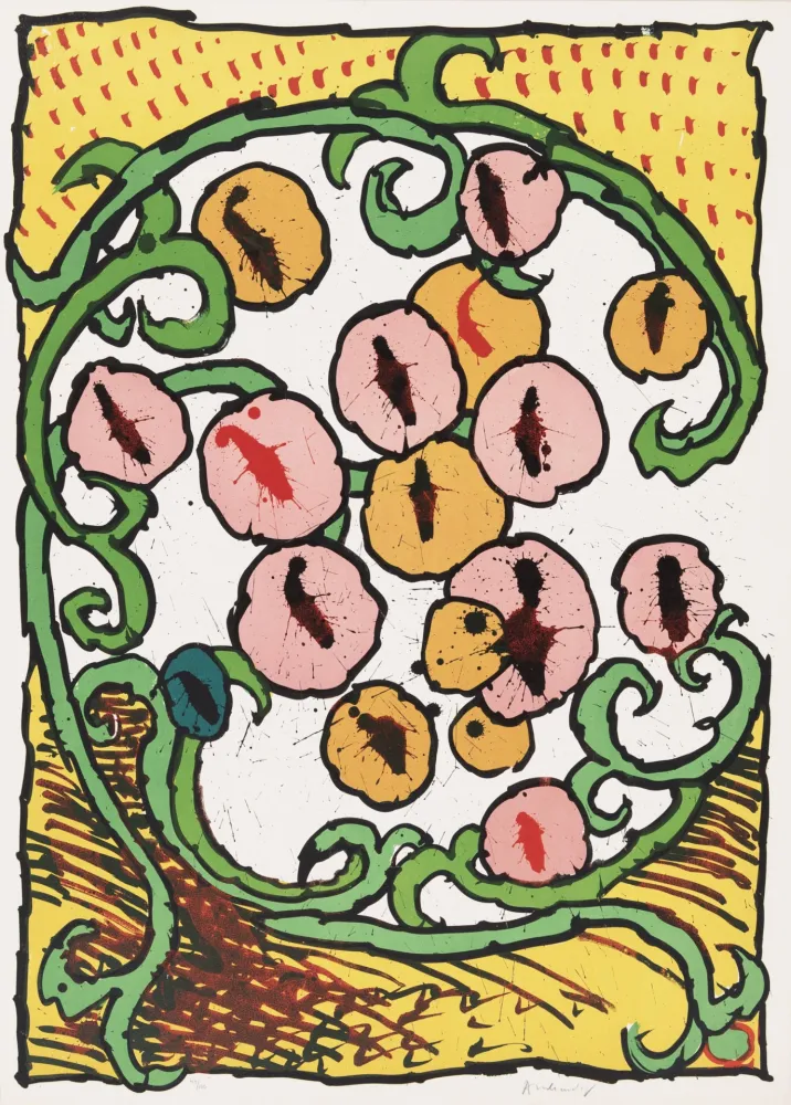 Lithograph Alechinsky - Labyrinthe d’apparat I