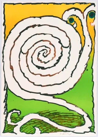 Lithograph Alechinsky - Labyrinthe d’apparat V