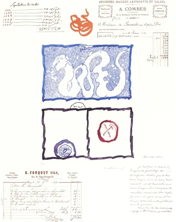 Aquatint Alechinsky - L’Avenir de la Propriété V