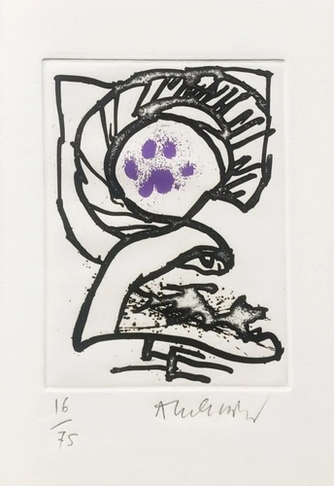 Illustrated Book Alechinsky - Le carnet du chat sauvage