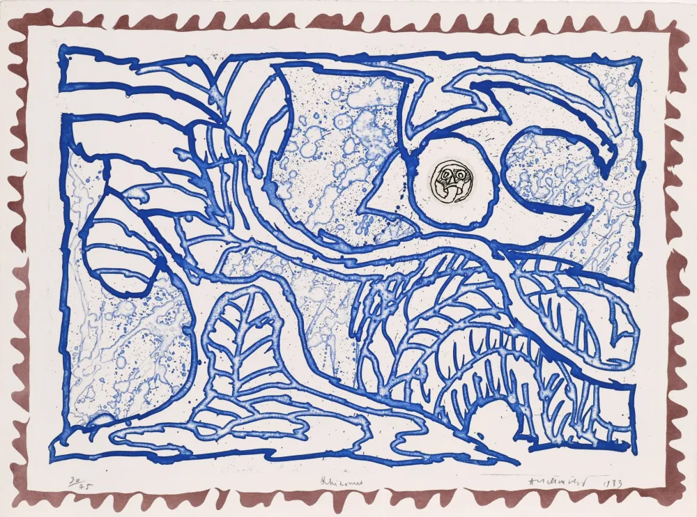 Engraving Alechinsky - Le chien roi – Rhizome