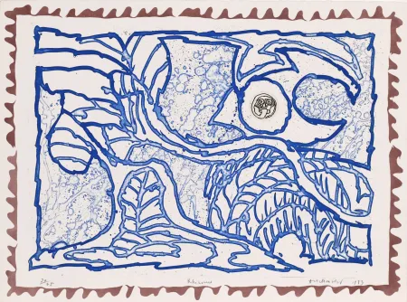 Engraving Alechinsky - Le chien roi – Rhizome