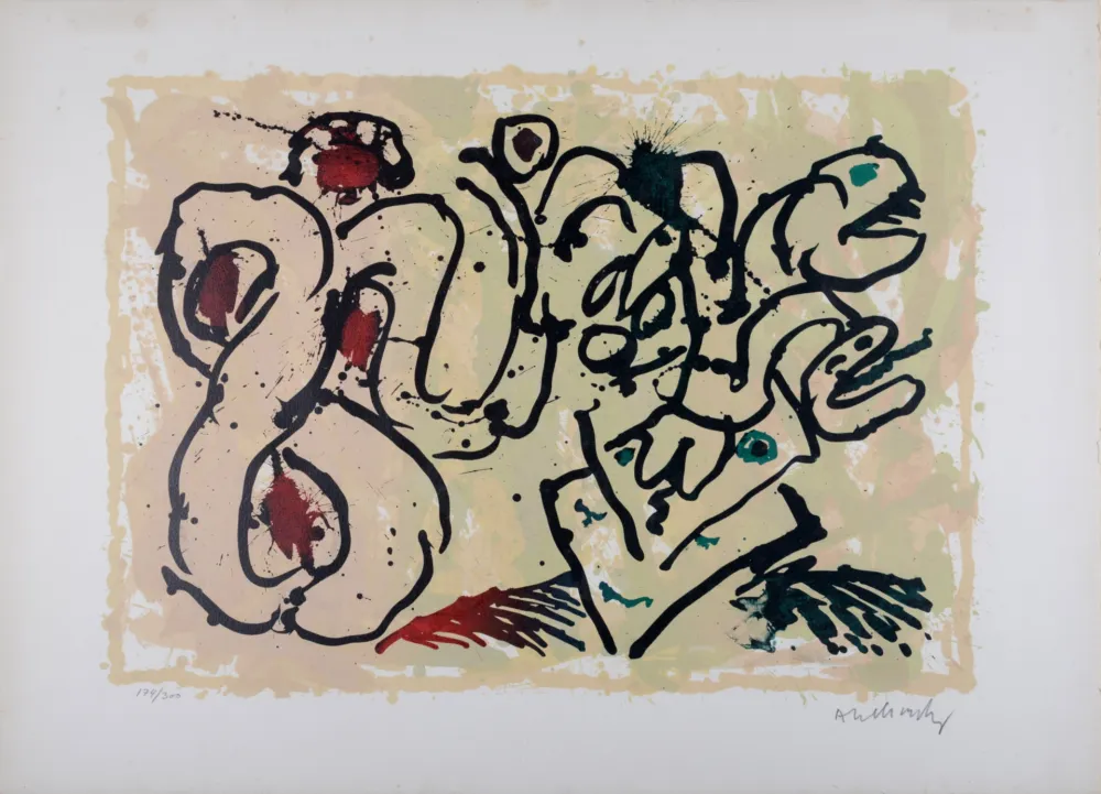 Lithograph Alechinsky - Le dénouement (A), 1967