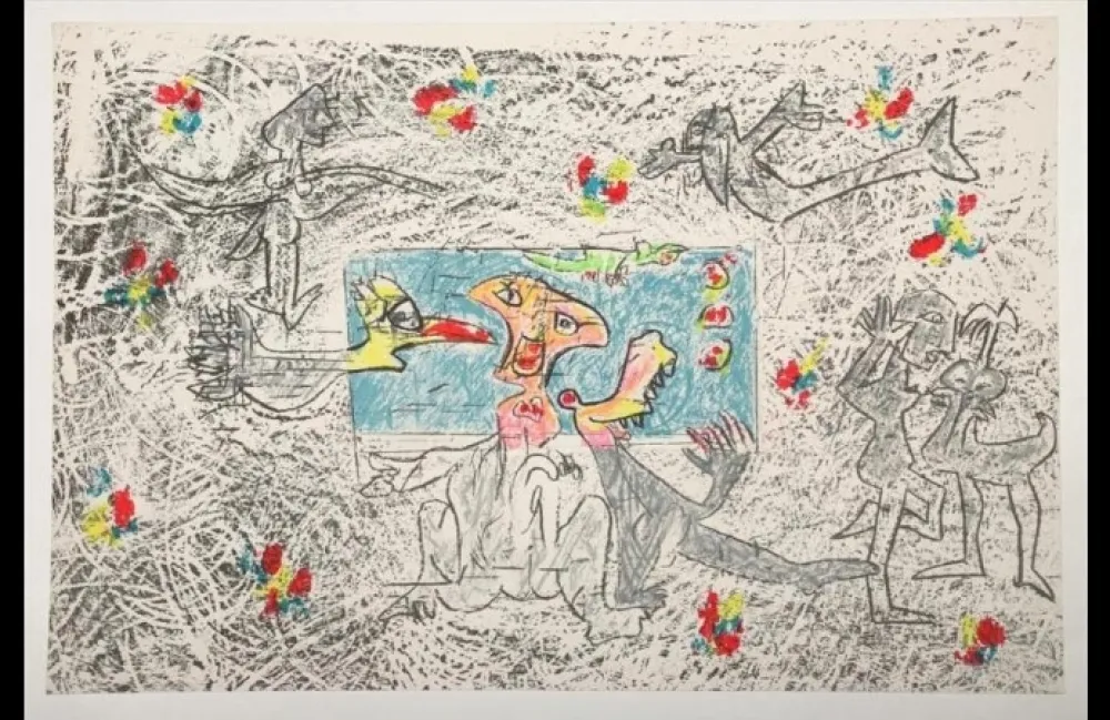 Illustrated Book Alechinsky - Le Grand Jamais