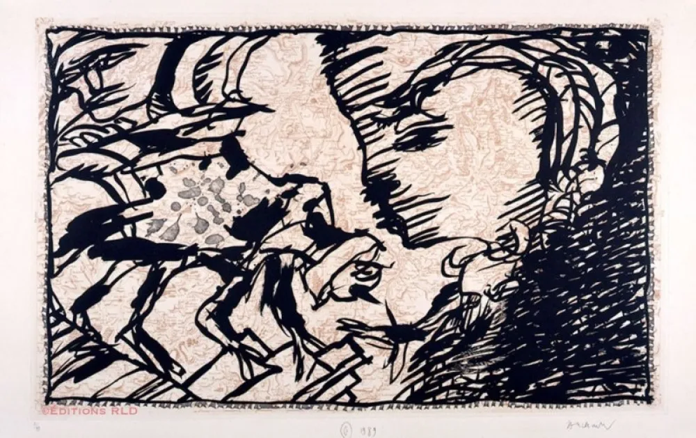 Etching And Aquatint Alechinsky - Le retour au foyer