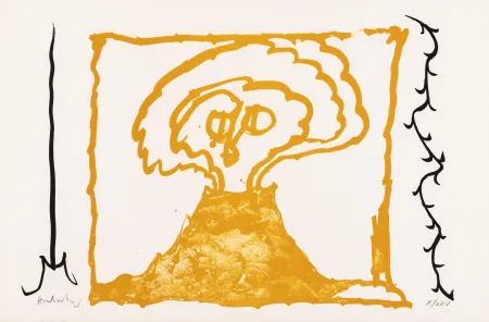 Lithograph Alechinsky - Le rêve de l'ammonite 06