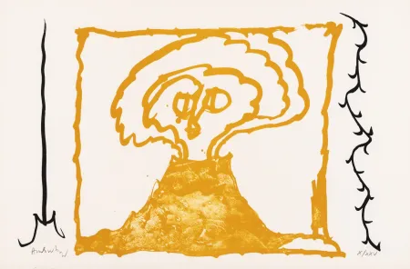Lithograph Alechinsky - Le rêve de l'ammonite 06
