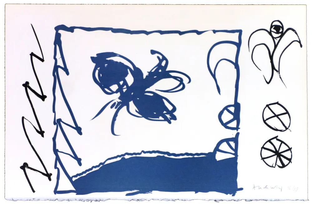 Lithograph Alechinsky - Le rêve de l'ammonite 11