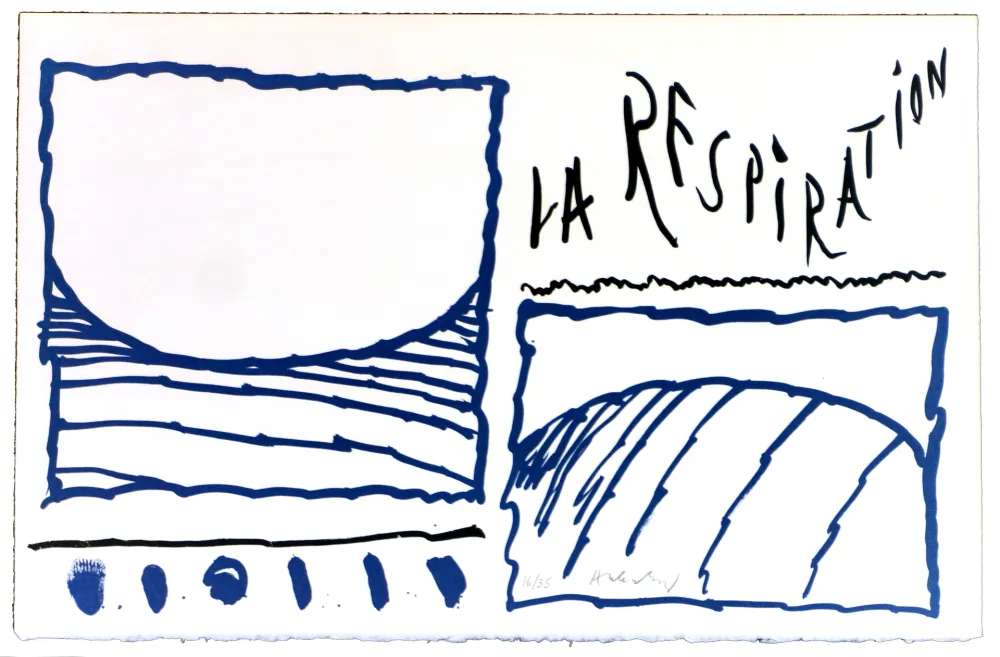 Lithograph Alechinsky - Le rêve de l'ammonite 13