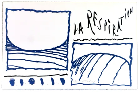 Lithograph Alechinsky - Le rêve de l'ammonite 13