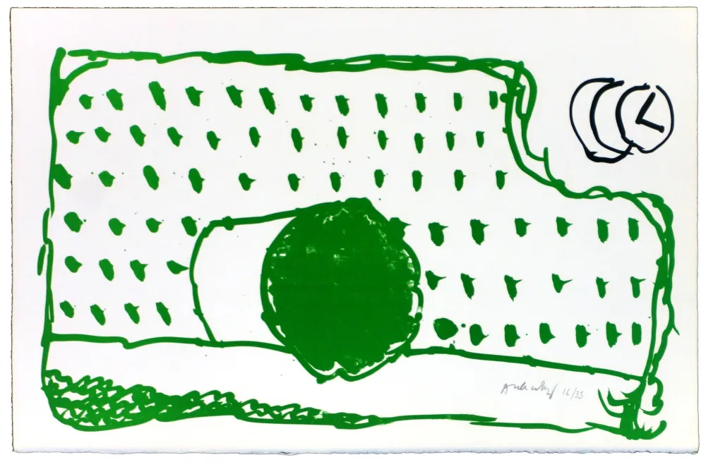 Lithograph Alechinsky - Le rêve de l'ammonite 2