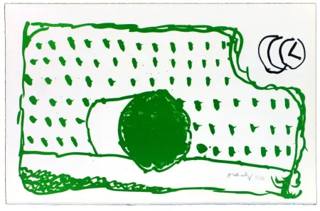 Lithograph Alechinsky - Le rêve de l'ammonite 2