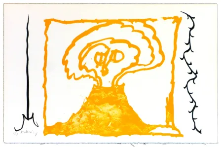 Lithograph Alechinsky - Le rêve de l'ammonite 9