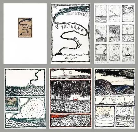 Lithograph Alechinsky - Le Volturno