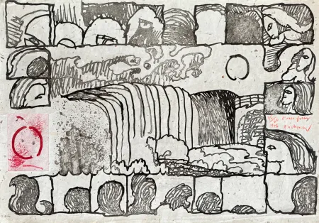 Engraving Alechinsky - L’eau forte