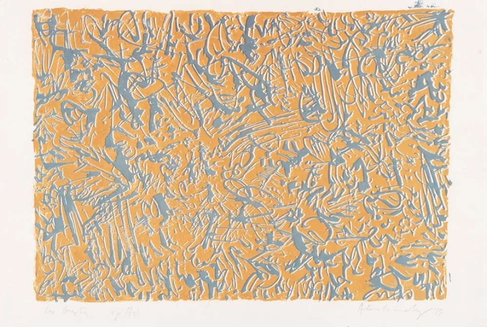 Lithograph Alechinsky - Les gestes