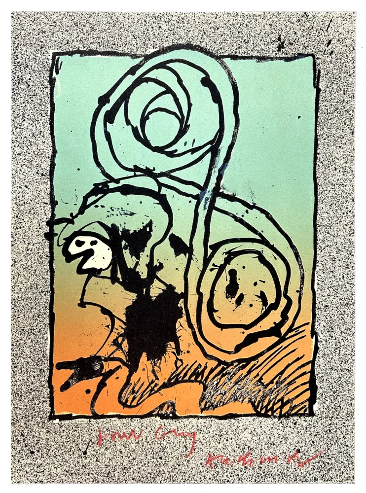 Lithograph Alechinsky - Les infeuilletables