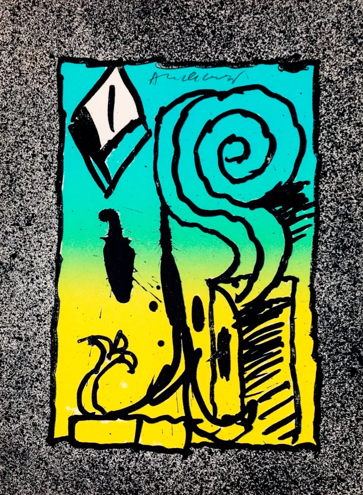 Lithograph Alechinsky - Les infeuilletables 