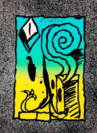 Lithograph Alechinsky - Les infeuilletables 