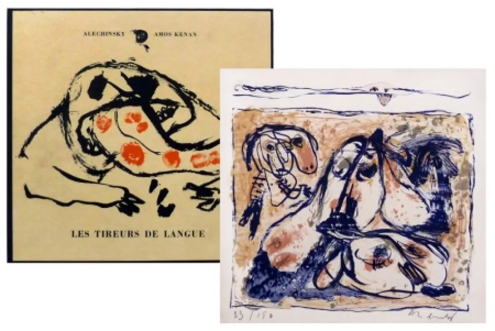 Illustrated Book Alechinsky - Les tireurs de langue