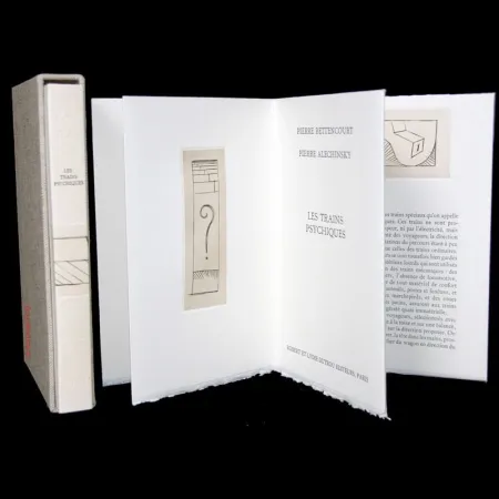 Illustrated Book Alechinsky - Les trains psychiques