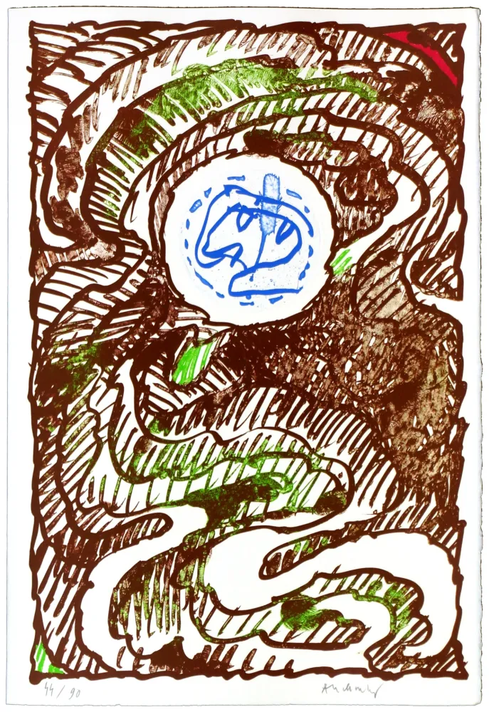 Etching Alechinsky - L'excédante 1